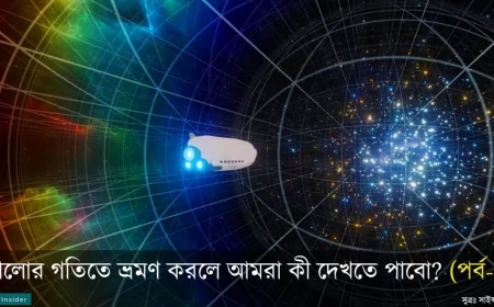 আলোর বেগে ছুটে চললে আমরা কী কী দেখতে পাবো? (পর্ব-১)
