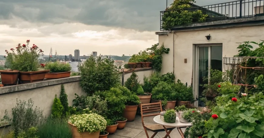 ছাদ বাগান হতে পারে এক টুকরো শান্তির জায়গা