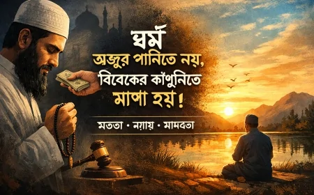 অজু শরীরে ময়লা মনে