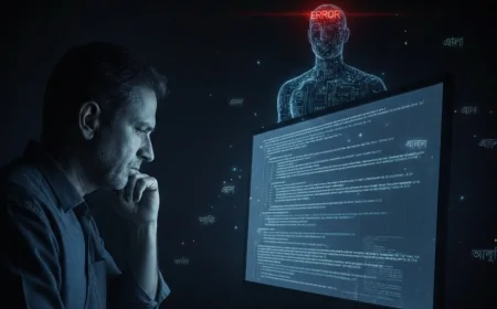 ভাষাই যখন বাধা: যন্ত্রের জন্য তৈরি ভাষায় মানুষের বন্দিদশা।