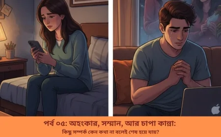 যে চলে যায়, আর যে চুপ করে থাকে: ভালোবাসা, হারানোর কষ্ট, আর না বলা কথাগুলোর বোঝা (পর্ব-০৫)
