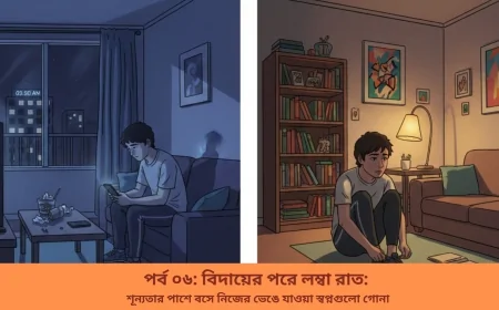 যে চলে যায়, আর যে চুপ করে থাকে: ভালোবাসা, হারানোর কষ্ট, আর না বলা কথাগুলোর বোঝা (পর্ব-০৬)