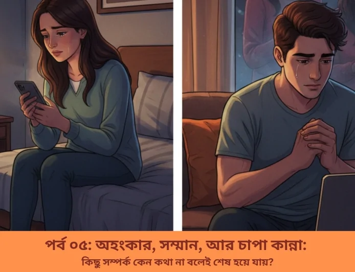 যে চলে যায়, আর যে চুপ করে থাকে: ভালোবাসা, হারানোর কষ্ট, আর না বলা কথাগুলোর বোঝা (পর্ব-০৫)