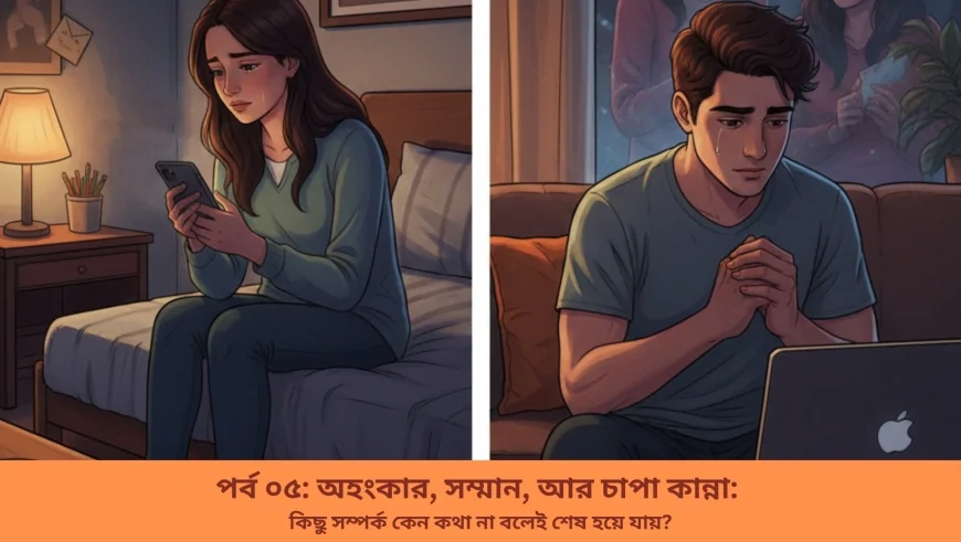 যে চলে যায়, আর যে চুপ করে থাকে: ভালোবাসা, হারানোর কষ্ট, আর না বলা কথাগুলোর বোঝা (পর্ব-০৫)