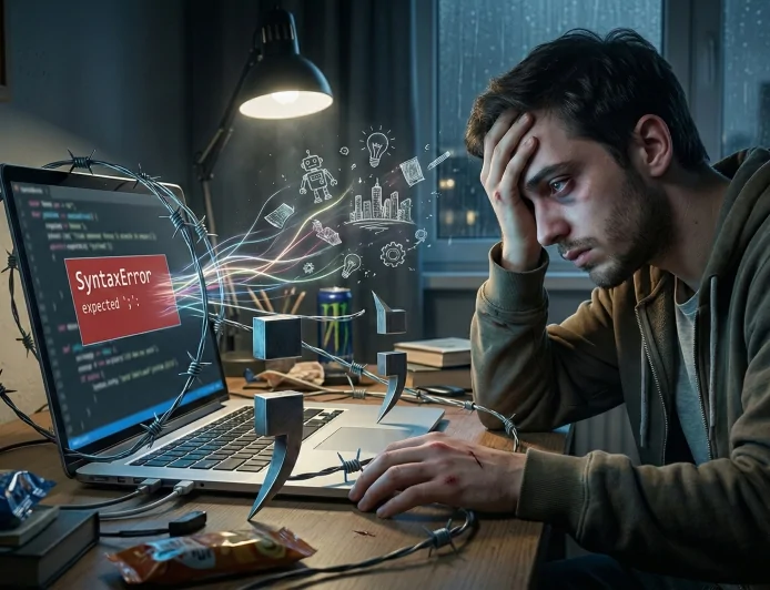 সেমিকোলনের কাঁটাতার: যেখানে রক্তাক্ত হয় হাজারো সৃজনশীল স্বপ্ন