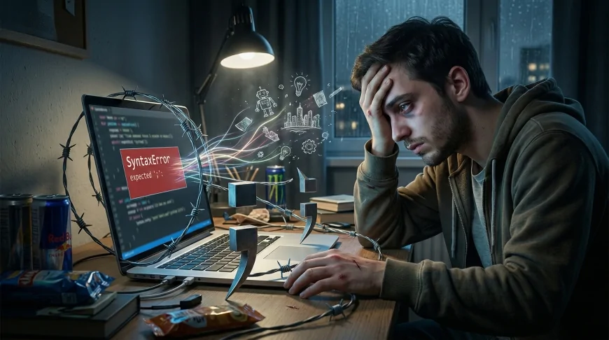 সেমিকোলনের কাঁটাতার: যেখানে রক্তাক্ত হয় হাজারো সৃজনশীল স্বপ্ন