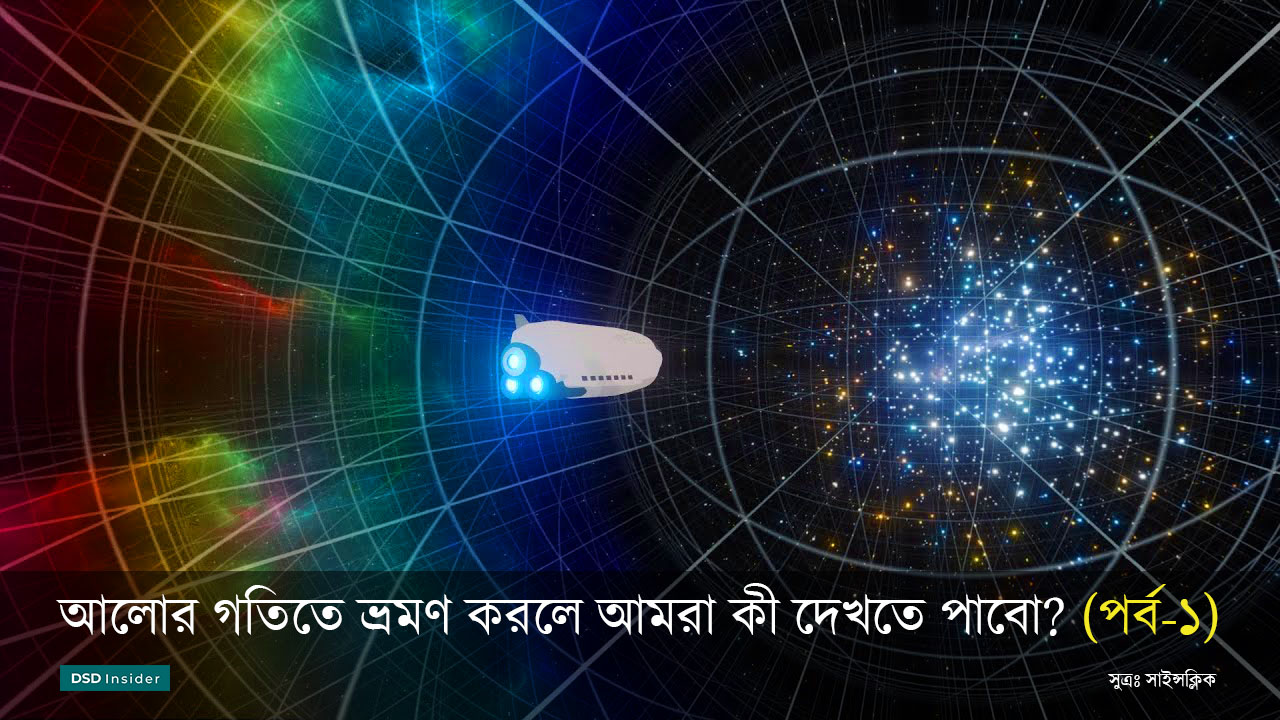 What would we see at the speed of light Part 01