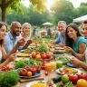 people eating food
